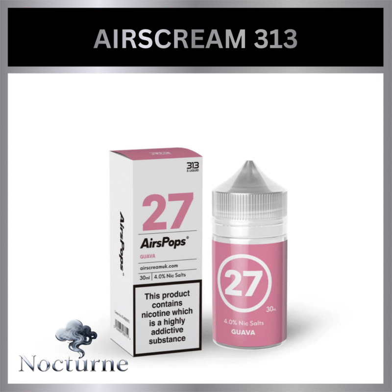 FITPOD SLYEEK 🌟英國 AIRSCREAM 313 E-LIQUID |數字小煙油 30ML